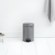 Кош за смет с педал Brabantia NewIcon 3L, Platinum