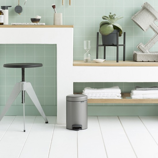 Кош за смет с педал Brabantia NewIcon 3L, Platinum