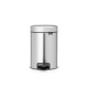 Кош за смет с педал Brabantia NewIcon 3L, Matt Steel Fingerprint Proof Кош за смет с педал Brabantia NewIcon 3L, Matt Steel Fingerprint Proof