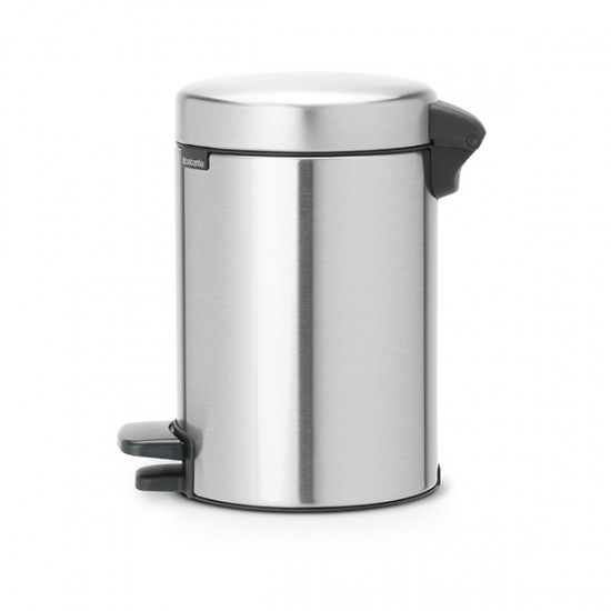 Кош за смет с педал Brabantia NewIcon 3L, Matt Steel Fingerprint Proof Кош за смет с педал Brabantia NewIcon 3L, Matt Steel Fingerprint Proof