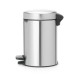 Кош за смет с педал Brabantia NewIcon 3L, Matt Steel Fingerprint Proof Кош за смет с педал Brabantia NewIcon 3L, Matt Steel Fingerprint Proof