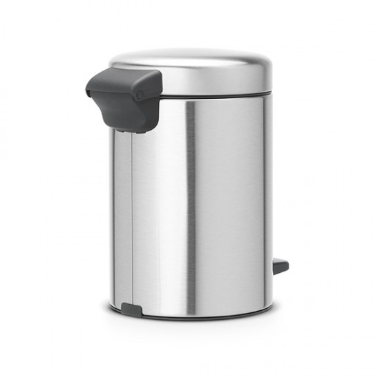 Кош за смет с педал Brabantia NewIcon 3L, Matt Steel Fingerprint Proof Кош за смет с педал Brabantia NewIcon 3L, Matt Steel Fingerprint Proof
