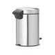 Кош за смет с педал Brabantia NewIcon 3L, Matt Steel Fingerprint Proof Кош за смет с педал Brabantia NewIcon 3L, Matt Steel Fingerprint Proof