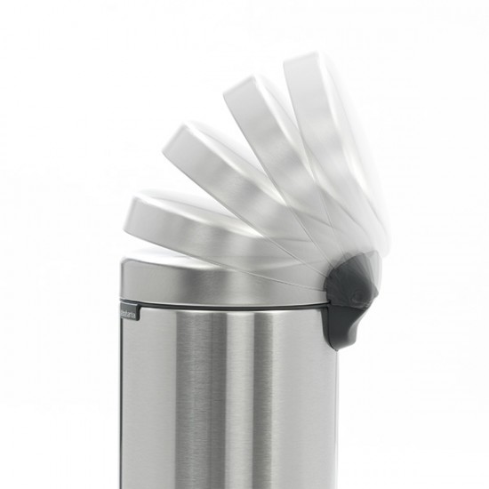 Кош за смет с педал Brabantia NewIcon 3L, Matt Steel Fingerprint Proof Кош за смет с педал Brabantia NewIcon 3L, Matt Steel Fingerprint Proof