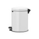 Кош за смет с педал Brabantia NewIcon 5L, White Кош за смет с педал Brabantia NewIcon 5L, White