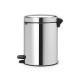 Кош за смет с педал Brabantia NewIcon 5L, Brilliant Steel Кош за смет с педал Brabantia NewIcon 5L, Brilliant Steel