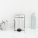 Кош за смет с педал Brabantia NewIcon 5L, Brilliant Steel Кош за смет с педал Brabantia NewIcon 5L, Brilliant Steel
