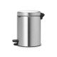 Кош за смет с педал Brabantia NewIcon 5L, Matt Steel Кош за смет с педал Brabantia NewIcon 5L, Matt Steel