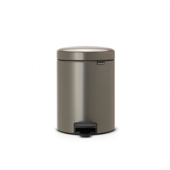 Кош за смет с педал Brabantia NewIcon 5L, Platinum Кош за смет с педал Brabantia NewIcon 5L, Platinum