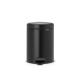 Кош за смет с педал Brabantia NewIcon 5L, Matt Black Кош за смет с педал Brabantia NewIcon 5L, Matt Black