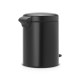 Кош за смет с педал Brabantia NewIcon 5L, Matt Black Кош за смет с педал Brabantia NewIcon 5L, Matt Black