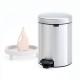 Кош за смет с педал Brabantia NewIcon 5L, Matt Steel Fingerprint Proof Кош за смет с педал Brabantia NewIcon 5L, Matt Steel Fingerprint Proof