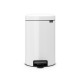 Кош за смет с педал Brabantia NewIcon 12L, White Кош за смет с педал Brabantia NewIcon 12L, White