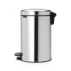 Кош за смет с педал Brabantia NewIcon 12L, Brilliant Steel Кош за смет с педал Brabantia NewIcon 12L, Brilliant Steel