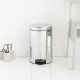 Кош за смет с педал Brabantia NewIcon 12L, Brilliant Steel Кош за смет с педал Brabantia NewIcon 12L, Brilliant Steel