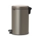 Кош за смет с педал Brabantia NewIcon 12L, Platinum Кош за смет с педал Brabantia NewIcon 12L, Platinum