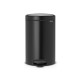 Кош за смет с педал Brabantia NewIcon 12L, Matt Black Кош за смет с педал Brabantia NewIcon 12L, Matt Black