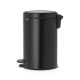 Кош за смет с педал Brabantia NewIcon 12L, Matt Black Кош за смет с педал Brabantia NewIcon 12L, Matt Black