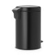 Кош за смет с педал Brabantia NewIcon 12L, Matt Black Кош за смет с педал Brabantia NewIcon 12L, Matt Black