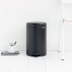 Кош за смет с педал Brabantia NewIcon 12L, Matt Black Кош за смет с педал Brabantia NewIcon 12L, Matt Black