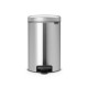 Кош за смет с педал Brabantia NewIcon 12L, Matt Steel Fingerprint Proof