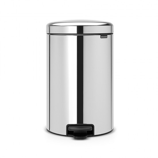 Кош за смет с педал Brabantia NewIcon 20L, Brilliant Steel Кош за смет с педал Brabantia NewIcon 20L, Brilliant Steel
