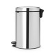 Кош за смет с педал Brabantia NewIcon 20L, Brilliant Steel Кош за смет с педал Brabantia NewIcon 20L, Brilliant Steel