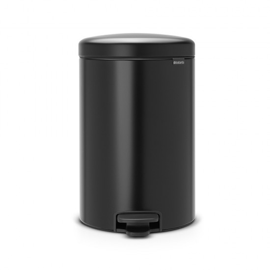 Кош за смет с педал Brabantia NewIcon 20L, Matt Black Кош за смет с педал Brabantia NewIcon 20L, Matt Black