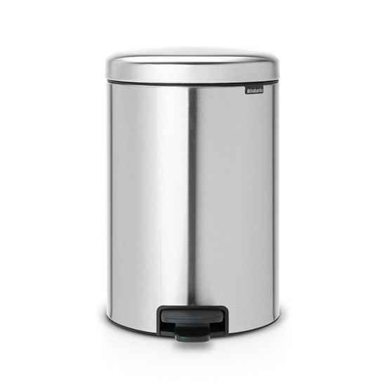 Кош за смет с педал Brabantia NewIcon 20L, Matt Steel Fingerprint Proof Кош за смет с педал Brabantia NewIcon 20L, Matt Steel Fingerprint Proof