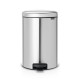 Кош за смет с педал Brabantia NewIcon 20L, Matt Steel Fingerprint Proof Кош за смет с педал Brabantia NewIcon 20L, Matt Steel Fingerprint Proof