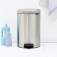 Кош за смет с педал Brabantia NewIcon 20L, Matt Steel Fingerprint Proof Кош за смет с педал Brabantia NewIcon 20L, Matt Steel Fingerprint Proof