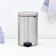 Кош за смет с педал Brabantia NewIcon 20L, Matt Steel Fingerprint Proof Кош за смет с педал Brabantia NewIcon 20L, Matt Steel Fingerprint Proof