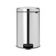 Кош за смет с педал Brabantia NewIcon 20L, Brilliant Steel, метална кофа Кош за смет с педал Brabantia NewIcon 20L, Brilliant Steel, метална кофа