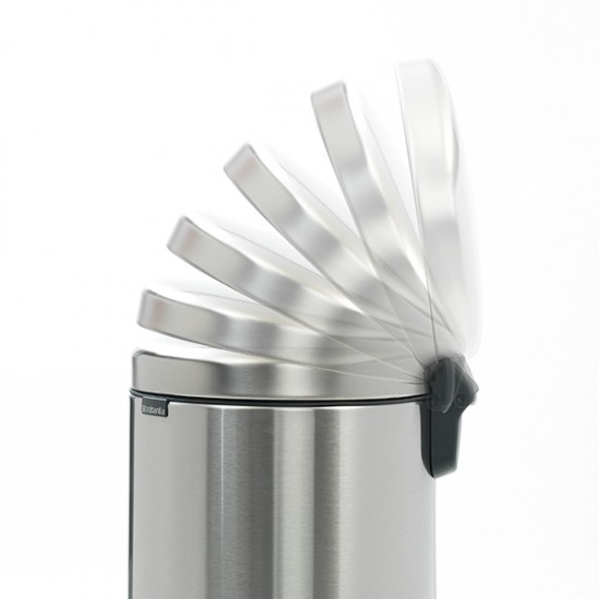 Кош за смет с педал Brabantia NewIcon 30L, Matt Steel Fingerprint Proof Кош за смет с педал Brabantia NewIcon 30L, Matt Steel Fingerprint Proof