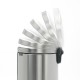 Кош за смет с педал Brabantia NewIcon 30L, Matt Steel Fingerprint Proof Кош за смет с педал Brabantia NewIcon 30L, Matt Steel Fingerprint Proof