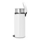 Кош за смет с педал Brabantia NewIcon 30L, Whiite, метална кофа Кош за смет с педал Brabantia NewIcon 30L, Whiite, метална кофа