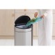 Кош за смет Brabantia Touch Bin New 40L, Matt Steel Fingerprint Proof