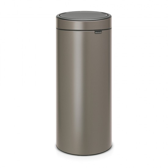 Кош за смет Brabantia Touch Bin New 30L, Platinum Кош за смет Brabantia Touch Bin New 30L, Platinum