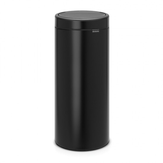 Кош за смет Brabantia Touch Bin New 30L, Matt Black Кош за смет Brabantia Touch Bin New 30L, Matt Black