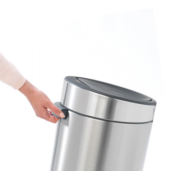 Кош за смет Brabantia Touch Bin New 30L, Matt Black, FPP капак