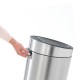 Кош за смет Brabantia Touch Bin New 30L, Matt Black, FPP капак