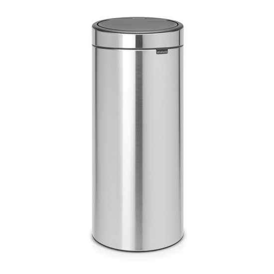 Кош за смет Brabantia Touch Bin New 30L, Matt Steel Кош за смет Brabantia Touch Bin New 30L, Matt Steel