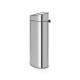 Кош за смет Brabantia Touch Bin New Recycle 23+10L, Matt Steel