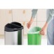 Кош за смет Brabantia Touch Bin New Recycle 23+10L, Matt Steel Fingerprint Proof