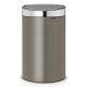 Кош за смет Brabantia Touch Bin New 40L, Platinum, метален капак Кош за смет Brabantia Touch Bin New 40L, Platinum, метален капак