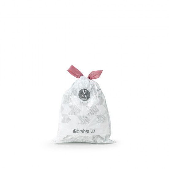 Торба за кош Brabantia PerfectFit NewIcon размер V, 3L, 20 броя, ролка Торба за кош Brabantia PerfectFit NewIcon размер V, 3L, 20 броя, ролка