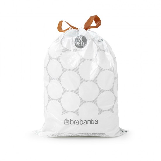 Торба за кош Brabantia PerfectFit NewIcon/Bo размер X, 10-12L, 20 броя, ролка Торба за кош Brabantia PerfectFit NewIcon/Bo размер X, 10-12L, 20 броя, ролка