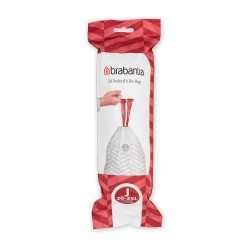 Торба за кош Brabantia PerfectFit Sort&Go/Bo размер J, 20-25L, 20 броя, ролка