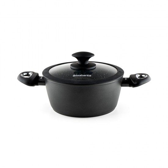 Тенджера Brabantia Rock 20 cm, 2.4L, с капак Тенджера Brabantia Rock 20 cm, 2.4L, с капак