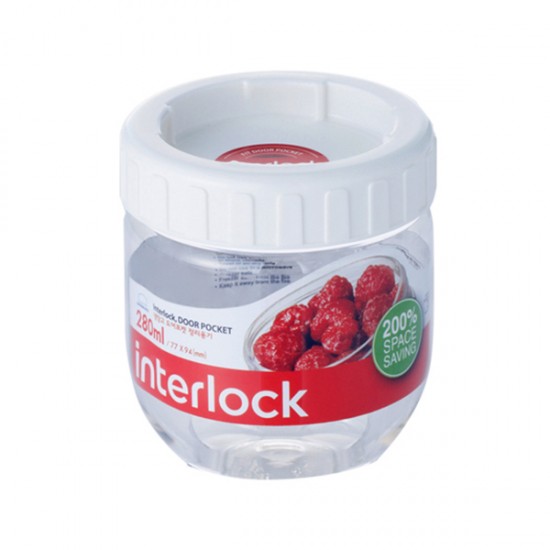 Буркан Lock & Lock Interlock  INL202W 280ml, бял